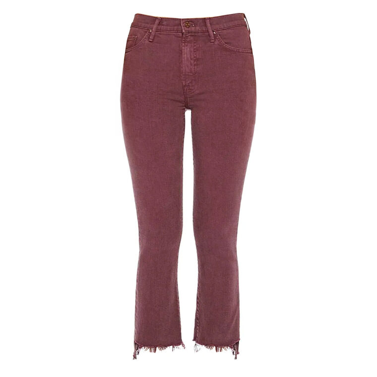 The Insider Crop Step Fray Jean image number null