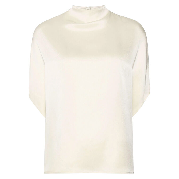 Satin Cape Tee image number null