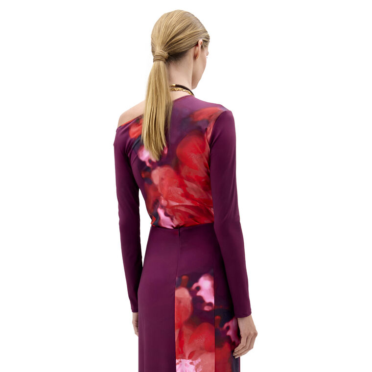 Sabra Long Sleeve Jersey Blouse image number null