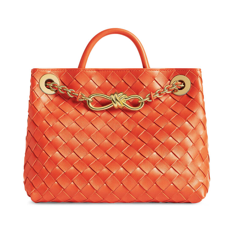 Small Andiamo With Chain Top Handle Bag image number null