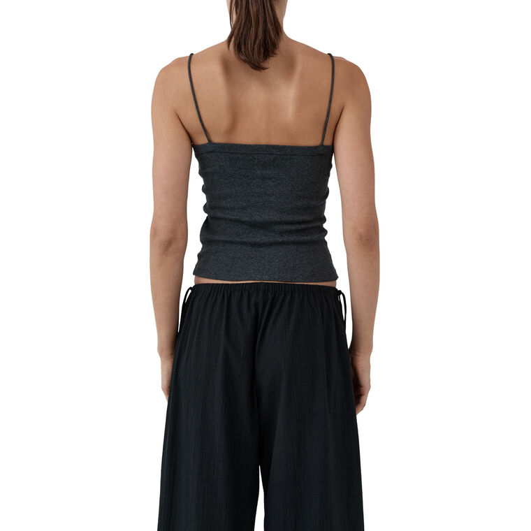 Organic Cotton Square Neck Cami image number null