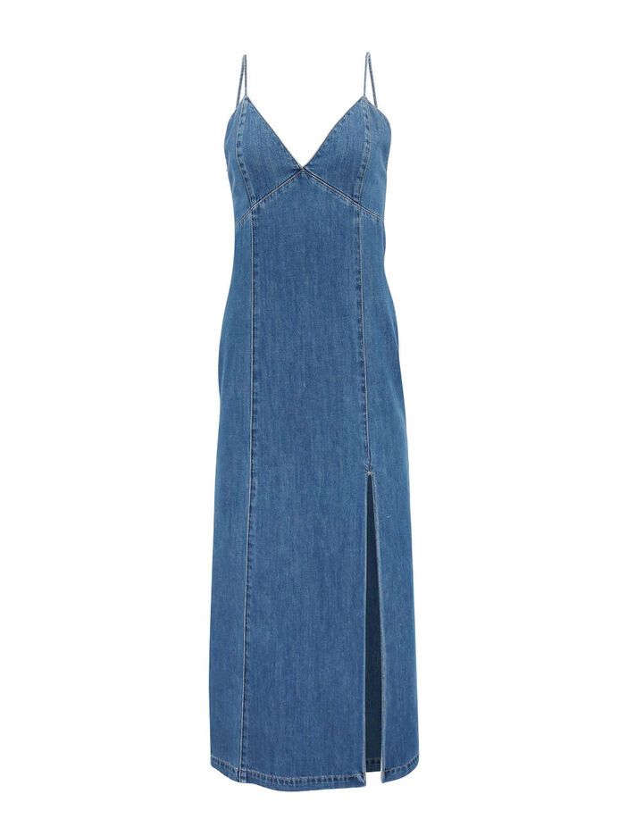 Julietta Denim Slip Dress image number null