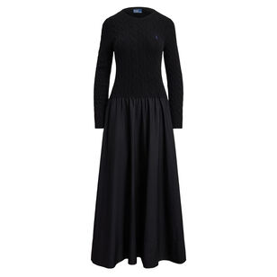 Long Sleeve Fit And Flare A-Line Maxi Dress Long Sleeve Fit And Flare A-Line Maxi Dress