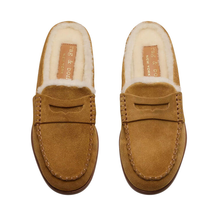 Carter Suede Shearling Mule image number null