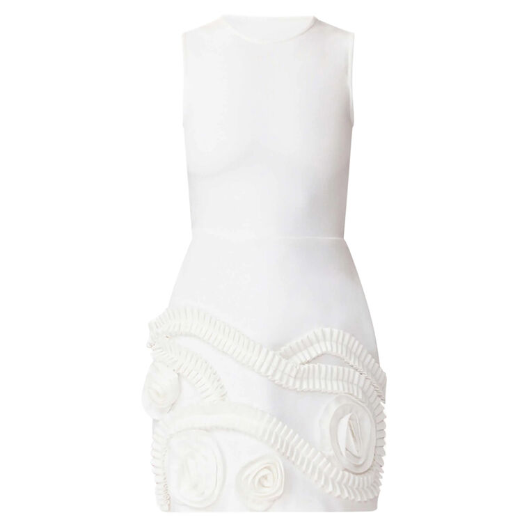 Sonya Sleeveless Tulip Mini Dress image number null