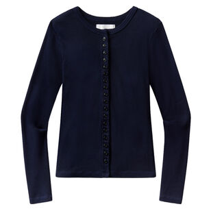 Kari Long Sleeve Ribbed Cardigan