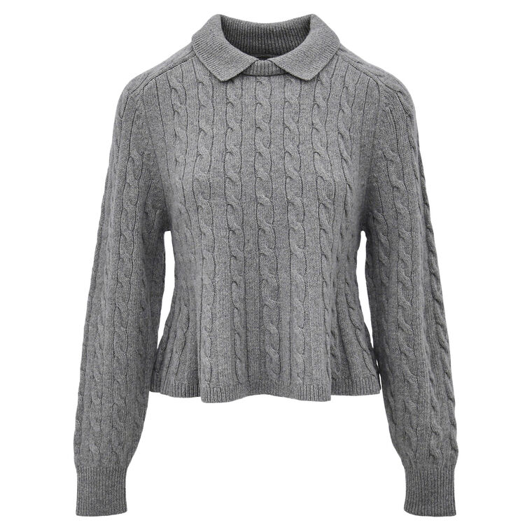 Wool Cashmere Long Sleeve Sweater image number null