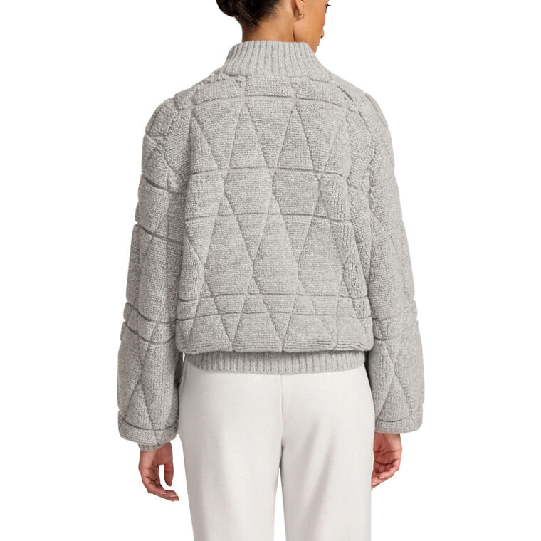 Avalon Zip-Up Bomber Cardigan image number null