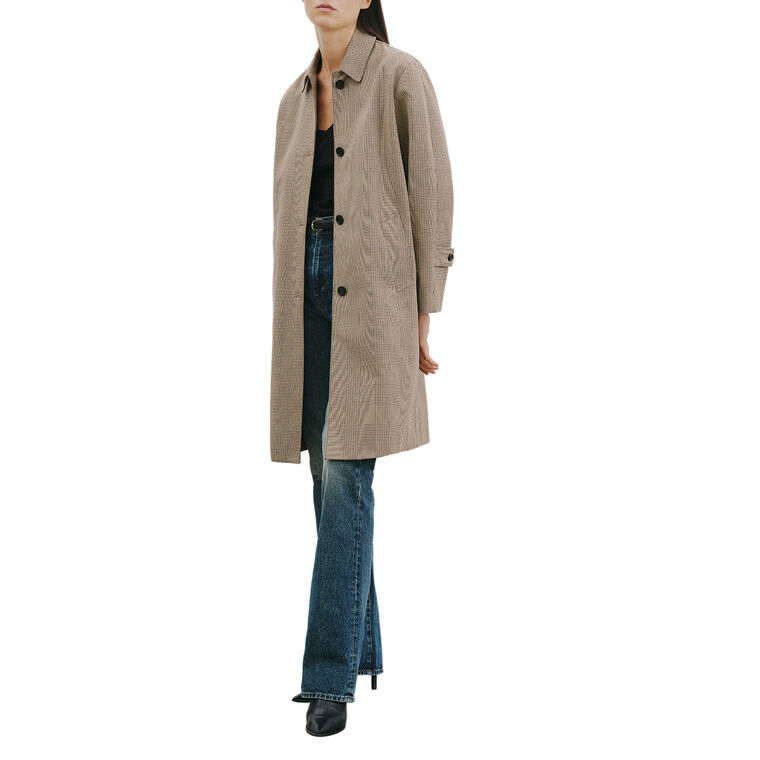 Watson Oversized Plaid Duster Coat image number null