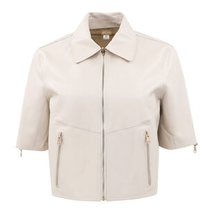 Sevana Reversible Leather Jacket