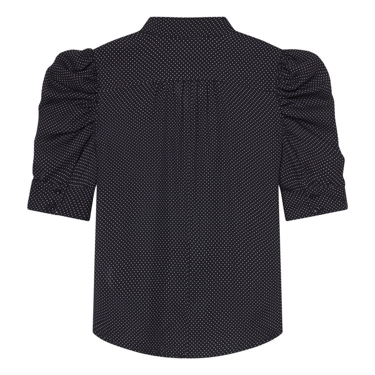 The Gillian Short Sleeve Silk Top image number null