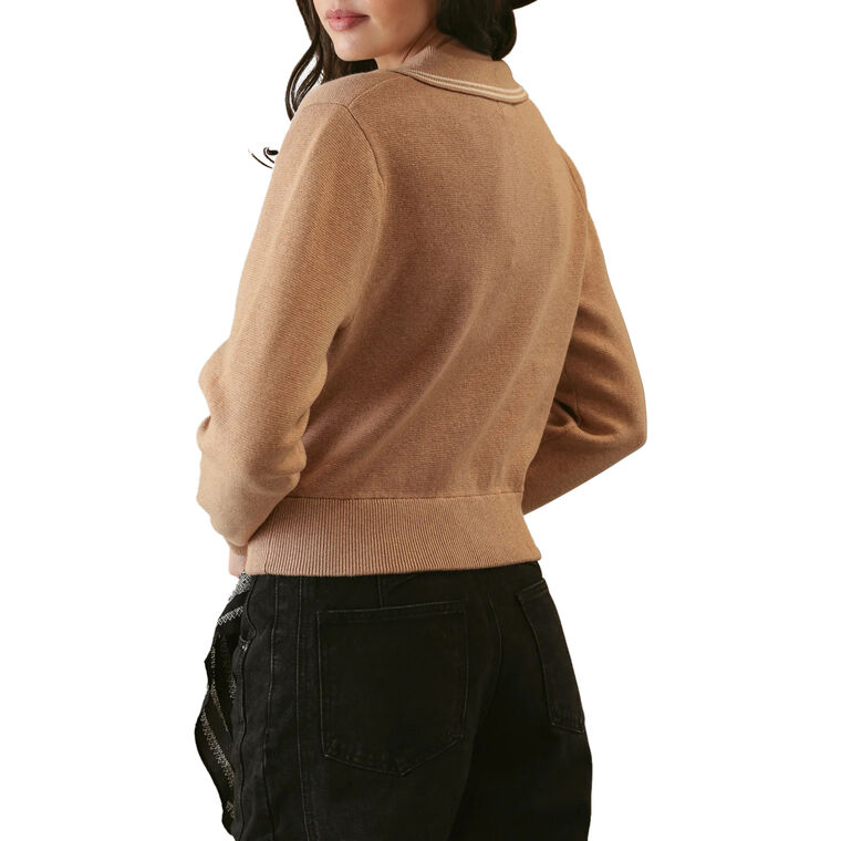 Shirley Collared Long Sleeve Cardigan image number null