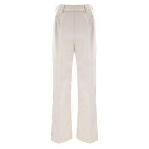 Petronella Dutchess Satin Pleated Pant