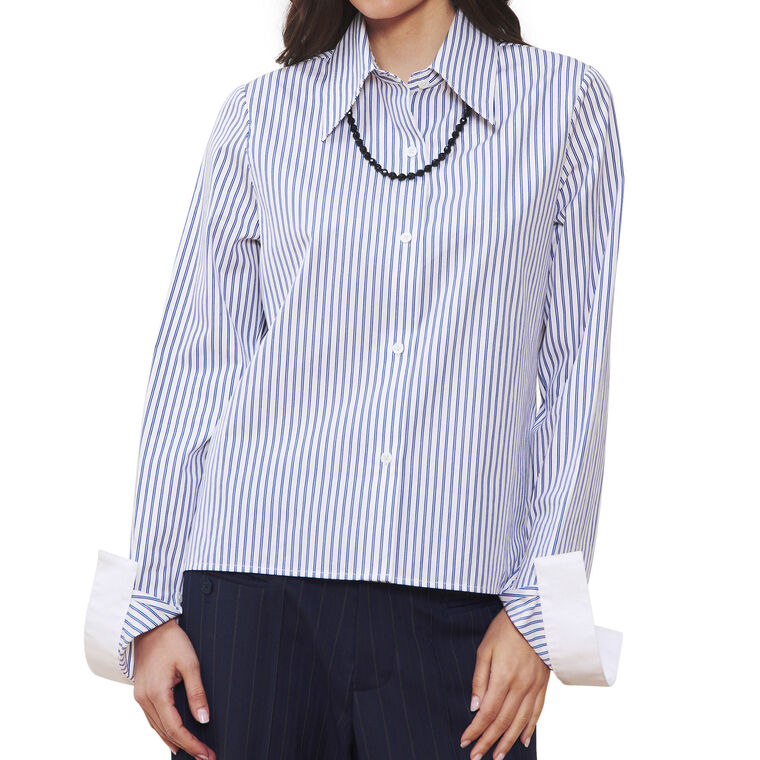 The Brooklyn Striped Shirt image number null