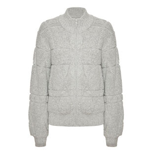 Avalon Zip-Up Bomber Cardigan
