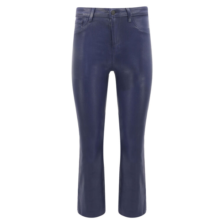 Kendra Coated High Rise Flare Jean image number null