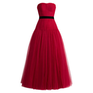 Classic Tulle Strapless Ball Gown