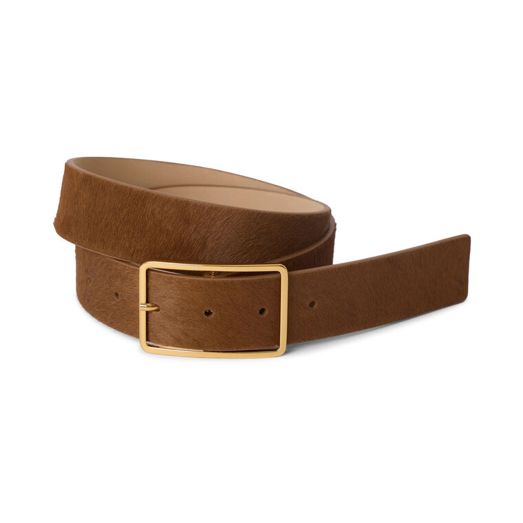 Mila Calf-Hair Belt image number null