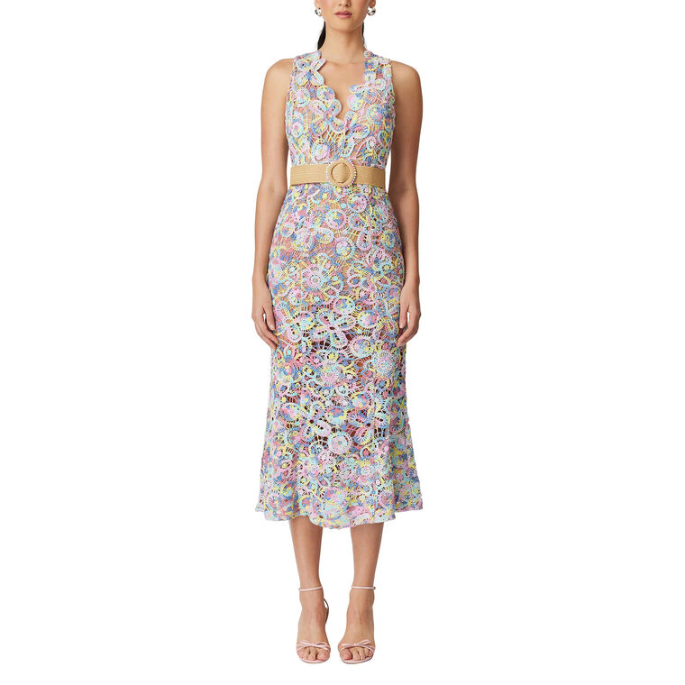 Rue Crochet Midi Dress image number null