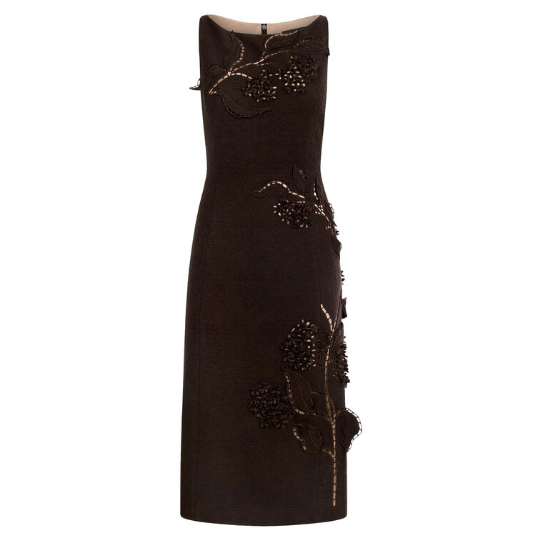 Porcelain Flower Cutout Dress image number null