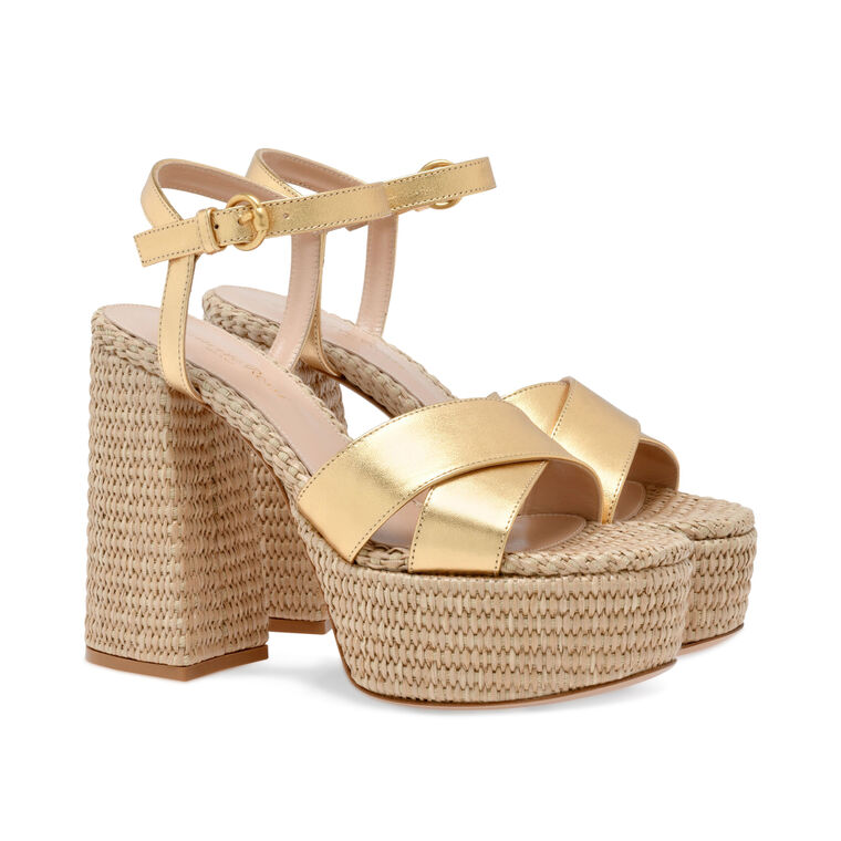 Bebe 70mm Cork Platform Sandal image number null