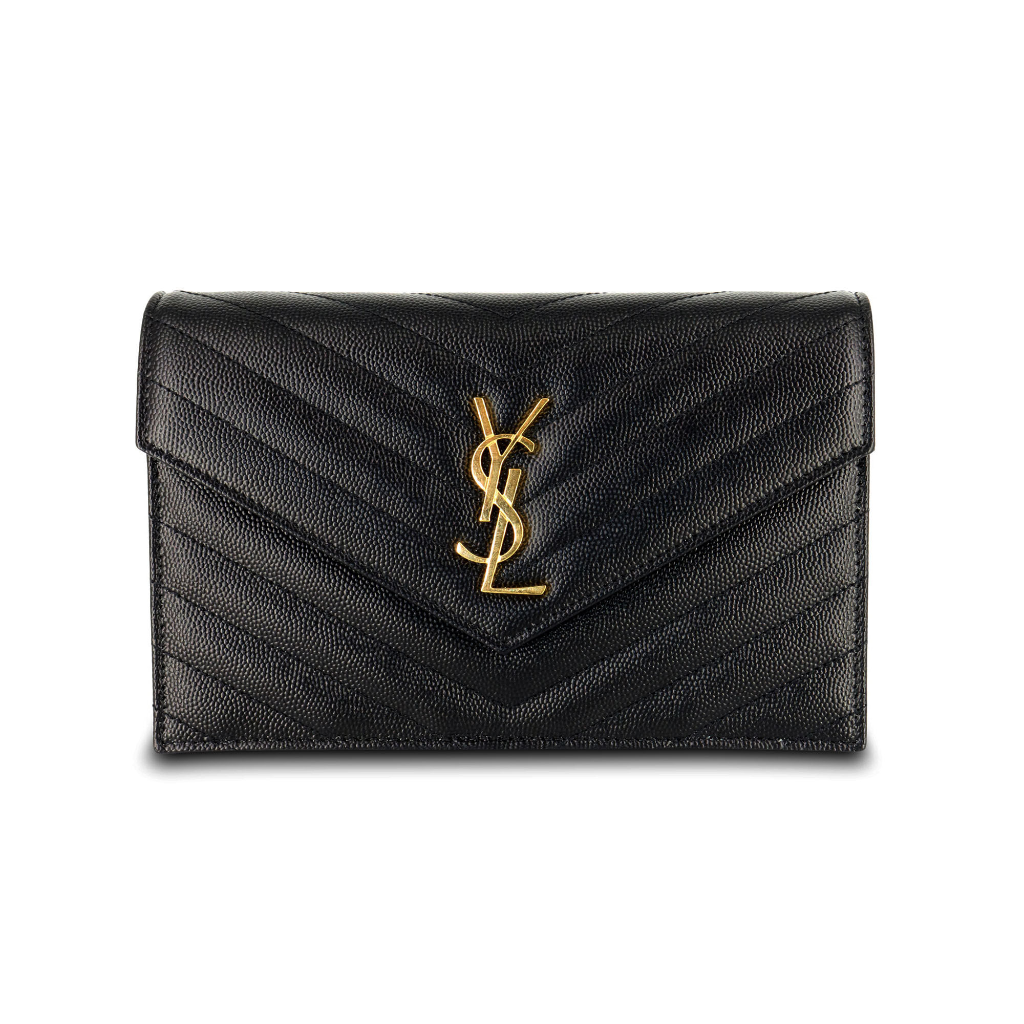 SAINT LAURENT: Wallet woman - Black | Saint Laurent wallet 372264BOW01  online at GIGLIO.COM
