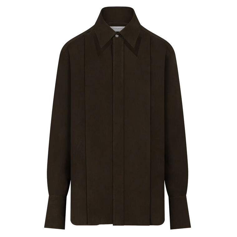 Cut Out Collar Blouse image number null