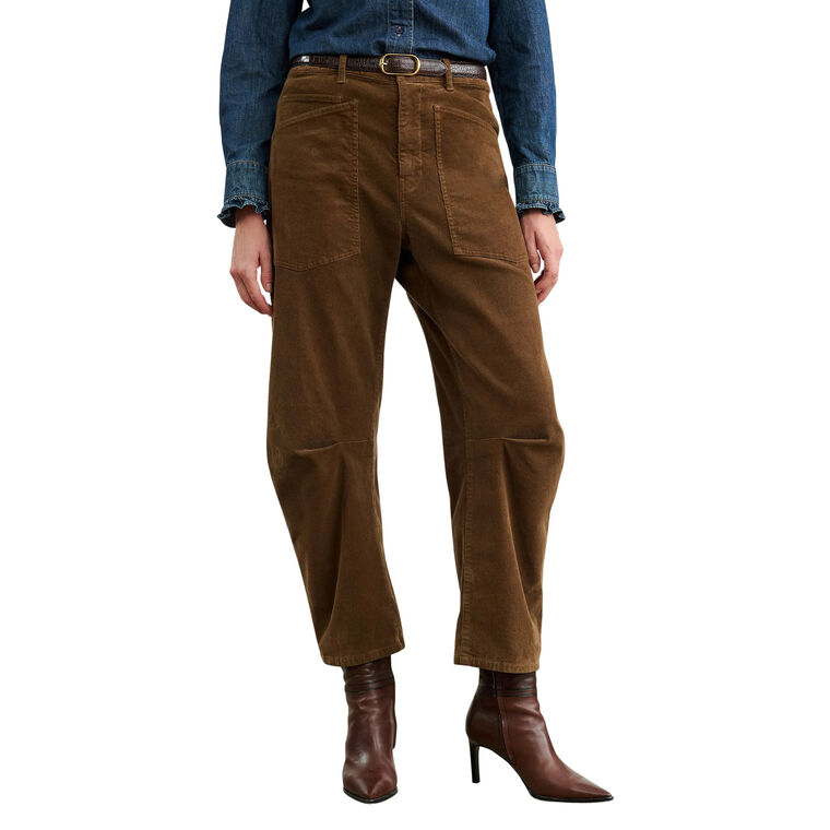 Shon Corduroy Cropped Pant image number null