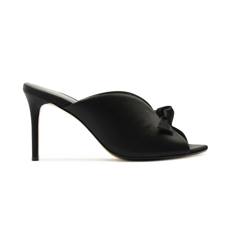 Clarita Vamp 85mm Satin Mule image number null