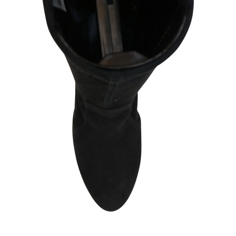 Flareblock 85mm Stretch Suede Bootie image number null