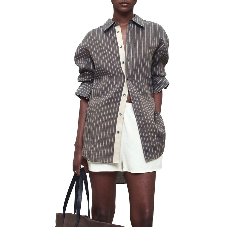 Dani Long Sleeve Button Down image number null