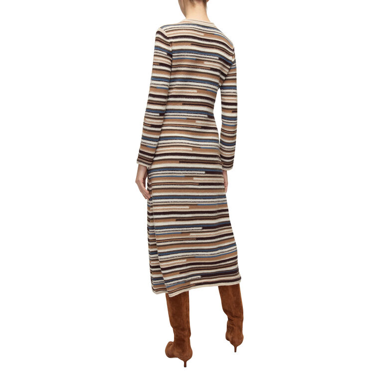 Sanders Long Sleeve Knit Maxi Dress image number null