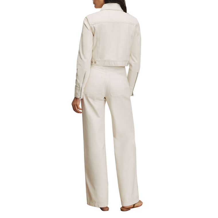 Patty Cropped Moto Jacket image number null