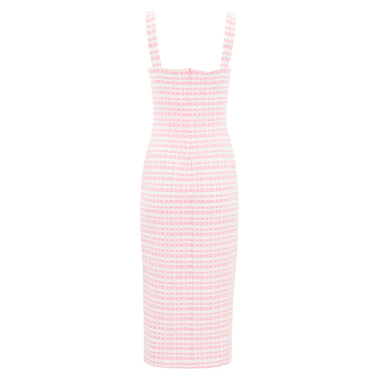 Dana Tweed Sleeveless Midi Dress image number null