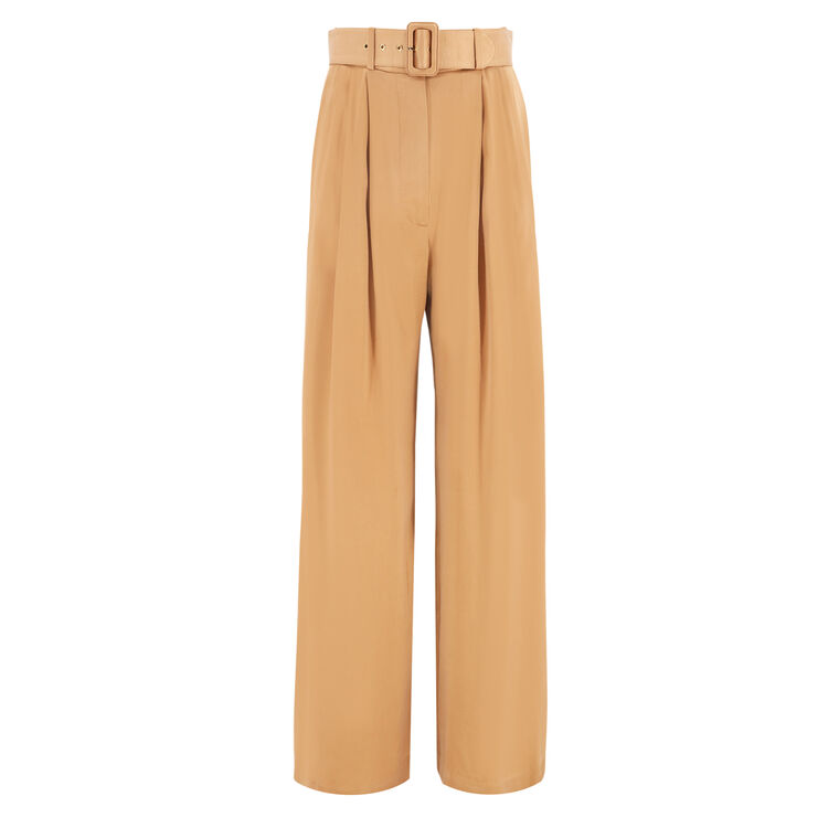 Silk Tuck Pant