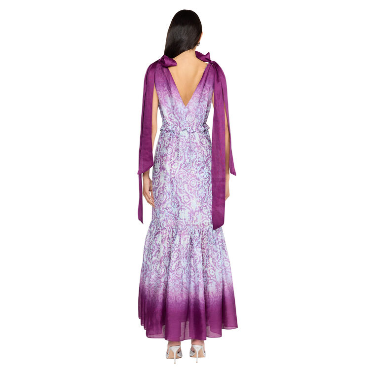 Misha Sleeveless V-Neck Maxi Dress image number null