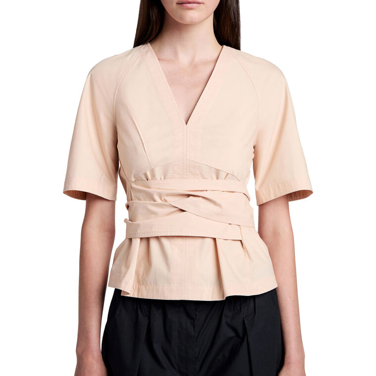 Lilian Top In Brushed Poplin image number null