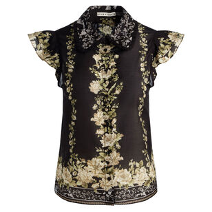 Martel Flutter Sleeve Blouse