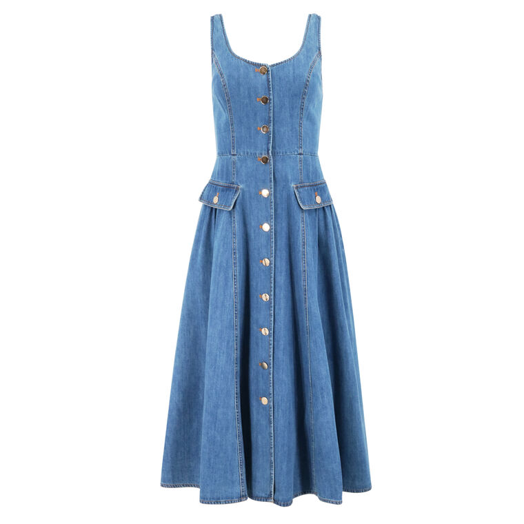 Belle Denim Dress image number null