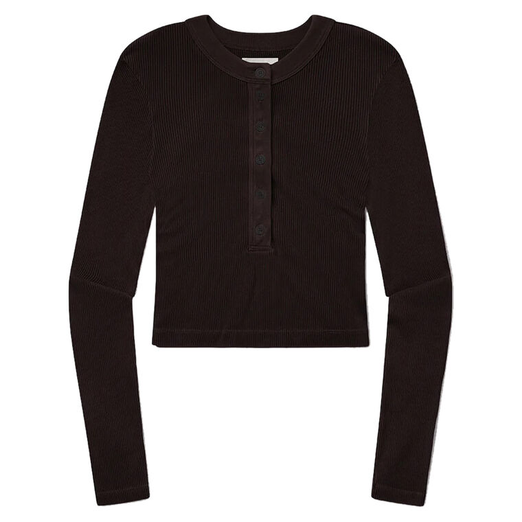 Varra Long Sleeve Ribbed Henley image number null
