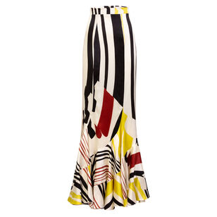 Florina Silk Maxi Skirt