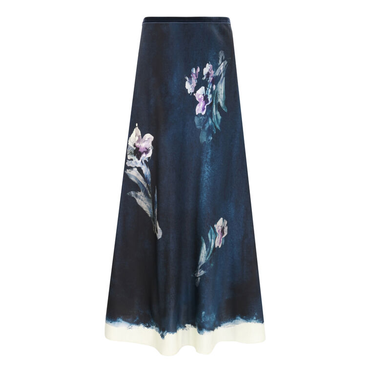 Go Flirty Skirt Bias Cut Midi Skirt image number null
