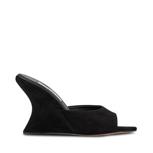 Bisous 95mm Suede Wedge Mule Sandal