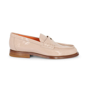 Burnished Leather Loafers