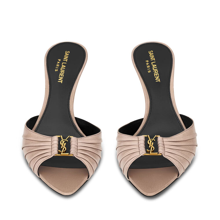 Babylone 60mm Mule In Smooth Leather image number null