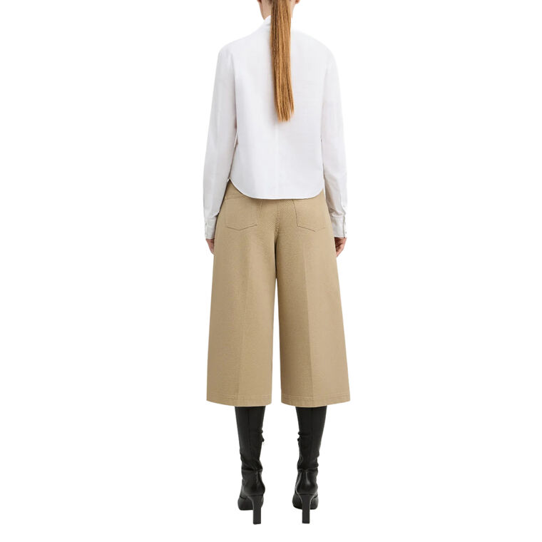 Cotton Poplin Tie Neck Blouse image number null