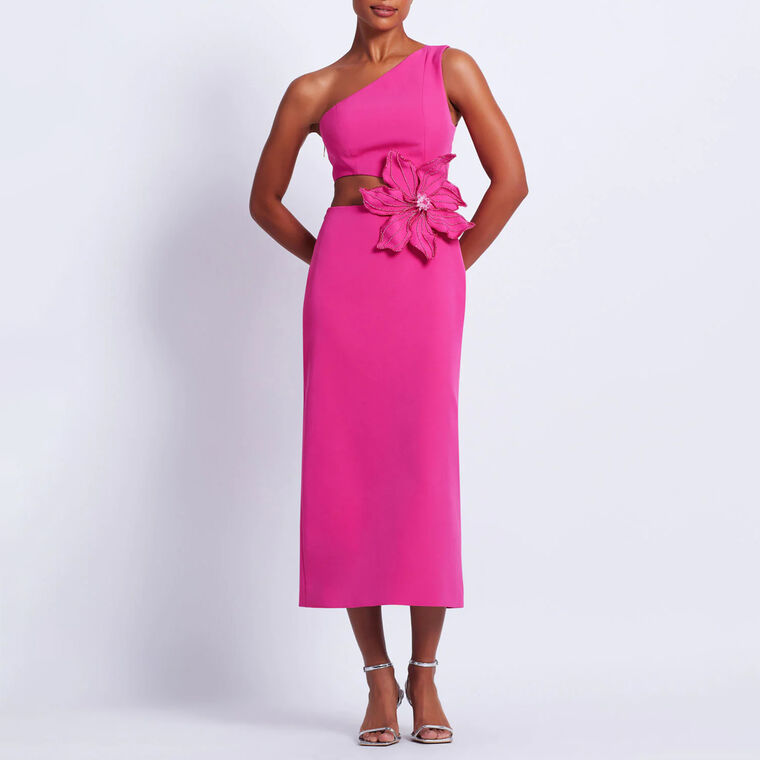 white open back midi dress Backless Midi Dress