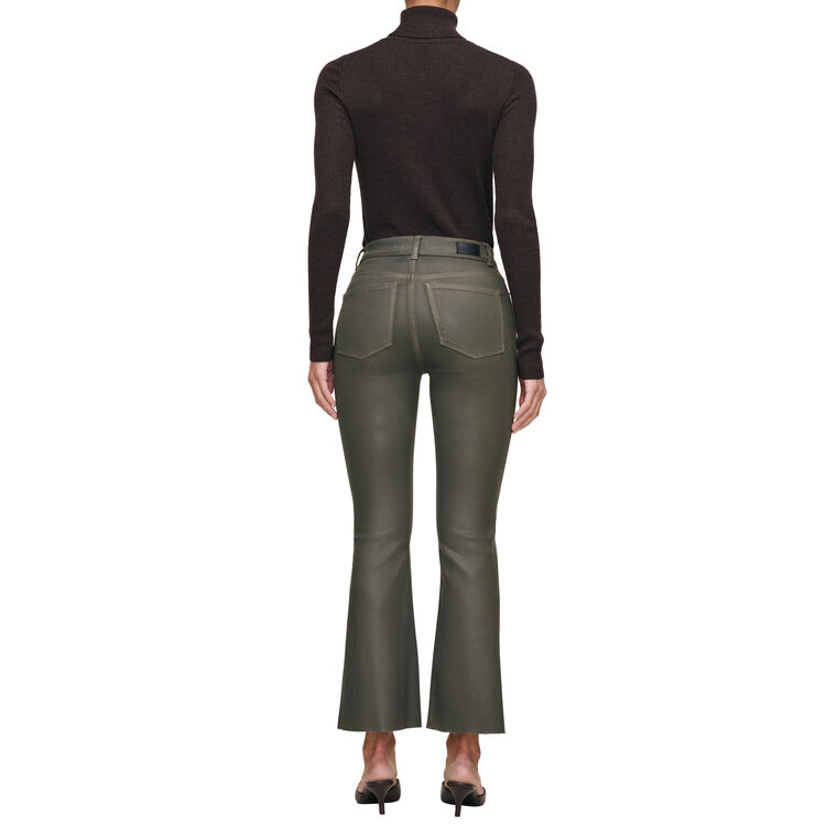Bridget Boot High Rise Coated Crop Jeans image number null
