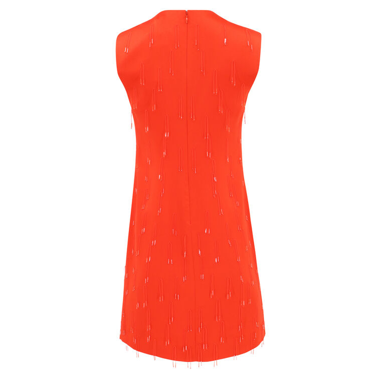 Fallon Tassel-Embellished Sleeveless Mini Dress image number null