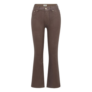 Bridget Boot High Rise Coated Instasculpt Cropped Jeans